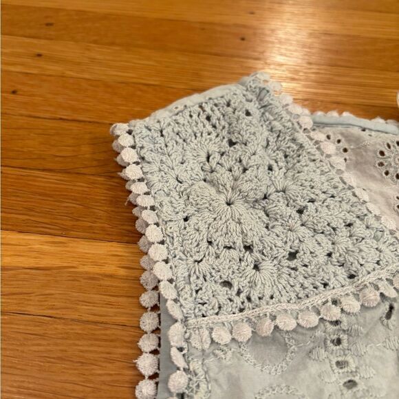 Joie light blue eyelet tank top - Picture 5 of 5